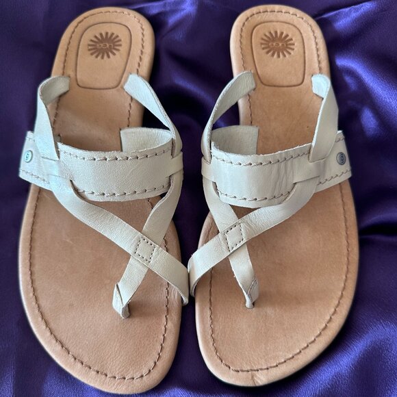 UGG "Mireya" Leather Boho Sandals - Size 7 #1000586 - Picture 2 of 8